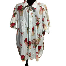 Best United Vintage Women's Floral  top Sz 3x 26/28 Cottage garden boho granny picture