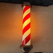 Antique Original Emil J. Paidar No. 370 Milk Glass Barber Pole. picture