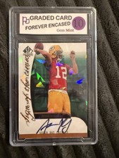 Upper Deck 2005 SP Authentic Aaron Rodgers #SOT-AR Rookie Auto Sign of Times picture
