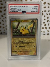 2023 Pokemon: PIKACHU 025/165 - [Reverse] - [MEW EN 151 Set] Gem Mint PSA 10 TCG picture