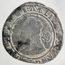 1583 Elizabeth I 1st Hammered Sixpence Silver Coin | Collectable Grade picture