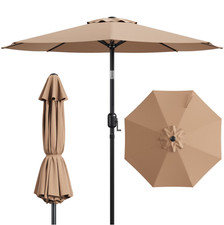 9 FT Patio Umbrella for Outdoor, Outdoor Table Umbrella with Push Button Tilt picture