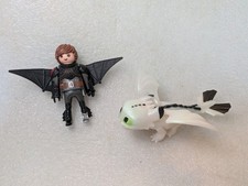 Playmobil How to Train Your Dragon Hiccup Night Baby Drache White Figure 70037 picture