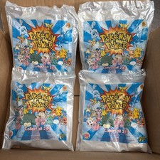 Y2K Pokemon The Movie 2000 Power Cards and Stands Burger King 3D Toys Lot Of 4 picture