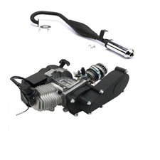 47CC 49CC 50cc Big Bore Engine Motor Muffler For Mini Pocket Quad Pit Bike ATV picture