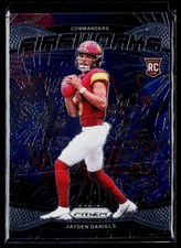 2024 Panini Prizm #24 Jayden Daniels Fireworks picture