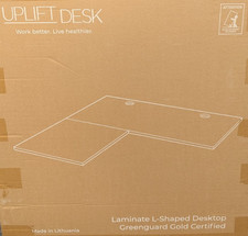 UpLift Desk L-Shape Walnut Laminate Return Top Piece Only 30
