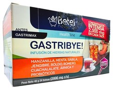 Gastribye Herbal Tea by Betel Natural - Natural Gastric Support - 24 Tea Bags picture