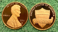 Blazing Gem Proof 2011-S Lincoln Cent     picture