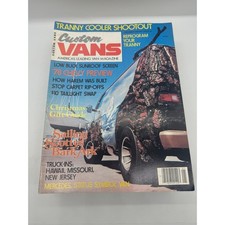 VINTAGE CUSTOM VANS MAGAZINE - JAN 1978 - CHEVY SUNROOFS CARPET MERCEDES HAWAII picture