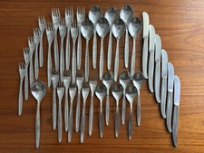 38pc Vintage WMF Cromargan Stainless Laurel Flatware Fork Spoon Knife Service 6+ picture