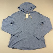 Vince 100% Cotton Hoodie Blue Size Small NWT $165 picture