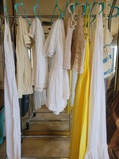 VINTAGE LOT 1900S-1940S EDWARDIAN WHITES CROCHET TOP 1940S SUN DRESS 9 ITEMS LOT picture
