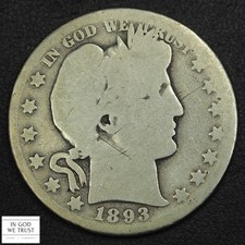 1893 O Barber Silver Half Dollar 50C picture