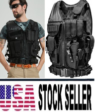 U.S Military Swat Tactical Vest Combat Airsoft Hunting Training Gear Protection picture