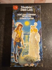 TCHAIKOVSKY Swan Lake - SLATKIN - RCA 2CD DELUXE BOX w/ BOOK & PAPER DOLLS picture