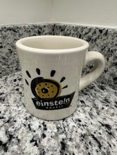 EINSTEIN BROS BAGELS Heavy Ceramic Diner Cafe Style Coffee Mug RARE picture