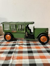 Vintage 1930's Structo Screen Side Mail Truck  Pressed Steel Toy  Original  picture