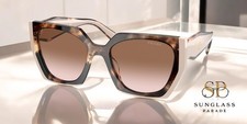 PRADA PR 15WS 01R0A6 Tortoise Caramel Powder Brown Grad 54 mm Women's Sunglasses picture