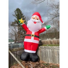 Gemmy 16 Ft Santa Airblown Inflatable 2021 Walmart Exclusive Works Lights picture