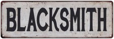 BLACKSMITH Vintage Look Rustic Metal Sign Chic Retro 106180035069 picture