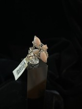 JTV DK 9.25 Sterling Silver Pink Opal CZ Ring Size 5 picture