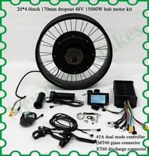 170MM 48V 1500W 20*4.0inch Hub Motor for Snow Fat Bike E-bike Conversion Kit picture