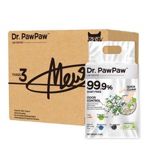 Dr. PawPaw Tofu Cat Litter,  Green Tea Scent, 18 LB (3 x 6 LBS Bags) picture