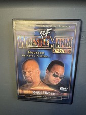 DVD WWF WrestleMania X-Seven 17 2001 2-Disc W Inserts RARE OOP Austin Rock WWE picture