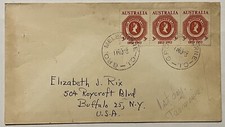 1953 TASMANIA FDC FIRST DAY COVER CORONATION YEAR QUEEN ELIZABETH II picture