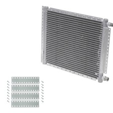 A/C Universal Condenser With Bracket Parallel Flow 12 x 14 O-ring #6 And #8 picture