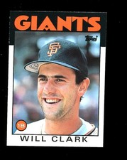 1986 Topps Traded #24T Will Clark San Francisco Giants RC Rookie Card QTY picture