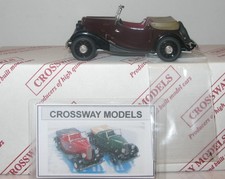 Crossway Models 1:43 CM14 Ltd Ed 1937 Red Morris 8 Open 2 Seater Series 2 picture