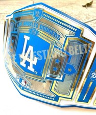 New Low Angeles Dodgers World Wrestling Legacy Title Belt 2mm Adult Size Replica picture