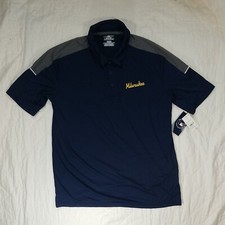 NWT Milwaukee Brewers Athletic Navy Polo Mens Genuine Merchandise  picture