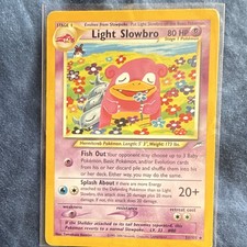 The Pokemon Company Pokemon TCG Neo Destiny Light Slowbro 51/105 Uncommon 1st Ed picture