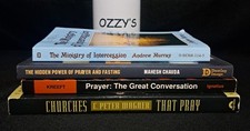 Lot of Four Pre-owned Christian Books on Prayer picture