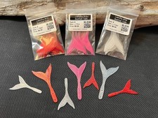 8 Pack Flexible Baitfish Minnow Tails Fly Tying Materials Articulated Streamer picture