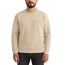 Hunter Men's Crewneck Sweatshirt Stretch Fabric Embossed Logo picture