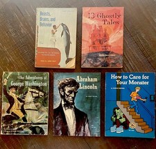 Lot Of 5 Vintage Scholastic Book Services Soft Cover Books picture