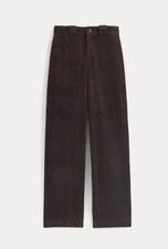 Everlane Corduroy Wide-Leg Trouser Women's Size 2 in Dark Chocolate Brown NWT picture