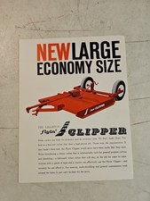 Vintage Lilliston Implement Co Flyin' Clipper Rotary Mower Cutter Spec Sheet  picture