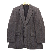 vtg Imperial by Haggar Mens Blazer 42 Wool Tweed Herringbone Classic Sport Coat picture