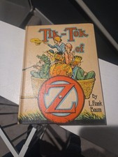 Antique 1914 Tik Tok Of OZ By L. Frank Baum Hard Cover Book~ Ex Library Copy picture