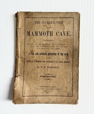 1881 The Sucker’s Visit To The Mammoth Cave By R. S. Thompson 2nd Edition picture