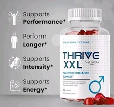 Thrive XXL Gummies Berry Supplement Men Maximum Strength Energy 60ct  Exp 5/28 picture