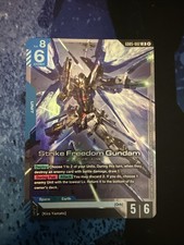 Bandai Strike Freedom Gundam LR GD05-002 Gundam Card Game Nm picture