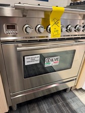 Hallman 30-in Deep  5 Burners Convection Oven Freestanding Dual Fuel Range picture