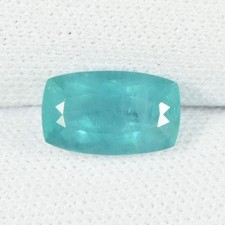 1.63 ct RARE HUGE  GLOW GREEN BLUE  NATURAL GRANDIDIERITE  CUSHION See Vdo DR picture