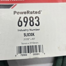 Gates PoweRated Green Aramid Belt  6983 5L830k 21/32 X 83